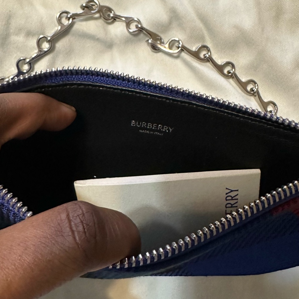 Burberry Micro Shield Chain-Linked Wallet - Picture 3 of 7
